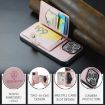 iPhone 16 Pro JEEHOOD J01 Retro Magnetic Detachable Wallet Phone Case - 6