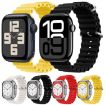 Apple Watch Series 10 46mm ZGA Ocean Silicone Watch Band Yellow - 2