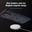 NILLKIN Black Rhino Prop MagSafe Magnetic PC Phone Case for iPhone 16 Pro Max - Green - 9