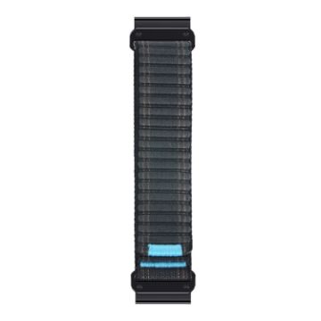 Garmin 22mm Nylon Loop Hook And Loop Fastener Watch Band Blue - 1