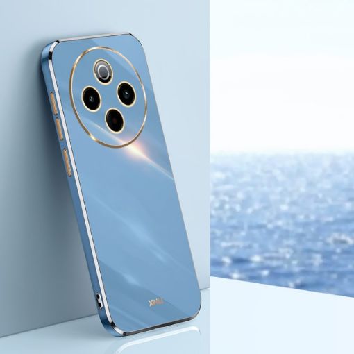 Vivo Y300 Pro XINLI 6D Electroplate TPU Phone Case - Celestial Blue - 1