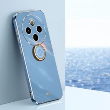 Vivo Y300 Pro 6D Electroplate TPU Phone Case - Celestial Blue - 1
