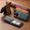 iPhone 16 Plus Suteni H15 MagSafe Oil Eax Leather Wallet Case - 8