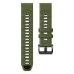 Garmin 22mm Quick Release Silicone Watch Band - Army Green Black - 3