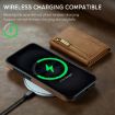 iPhone 16 Plus DG.MING M5 Series Zip RFID Multi Card Leather Case - 3