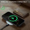 iPhone 16 Pro DG.MING M5 Series Zip RFID Multi Card Detachable Leather Phone Case - 3