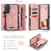 Samsung Galaxy S24 FE 5G CaseMe 008 Leather Phone Case (Pink) - 2