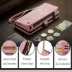 Samsung Galaxy S24 FE 5G CaseMe 008 Leather Phone Case (Pink) - 4