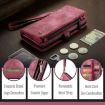 Samsung Galaxy S24 FE 5G CaseMe 008 Leather Phone Case (Wine) - 4