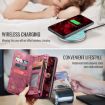Samsung Galaxy S24 FE 5G CaseMe 008 Leather Phone Case (Wine) - 5
