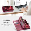 Samsung Galaxy S24 FE 5G CaseMe 008 Leather Phone Case (Wine) - 6
