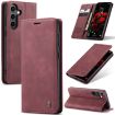 Samsung Galaxy S24 FE 5G CaseMe 013 Red Leather Phone Case - 1