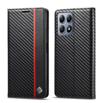 Xiaomi 14T LC.IMEEKE Carbon Fiber Texture Flip Leather Phone Case - 1