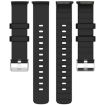 EmeTerm Grey Silicone Watch Band with Silver Buckle - 8
