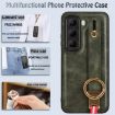 Infinix Hot 50 5G Green Leather Back Phone Case - 3