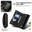 Samsung Galaxy S25 5G ESEBLE Retro Frosted RFID Flip Leather Phone Case - 5