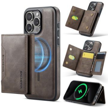 iPhone 15 Pro Max DG.MING MAGKING-K2 Series MagSafe RFID Card Bag Case - 1