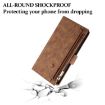 Motorola Moto G75 5G Brown Leather Phone Case - 6