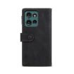 Motorola Moto G75 5G Retro Frosted Leather Phone Case - Black - 3