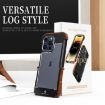 R-JUST Ironwood Hybrid Wood Phone Case for iPhone 16 - 8