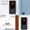 V7 1080P Full HD WiFi Security Doorbell - Two-way Audio, PIR Motion Detection - 7