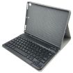 Bluetooth Keyboard + Leather Tablet Case for iPad Pro 9.7, Air, Air 2 - Detachable, Horizontal Flip (Black) - 2