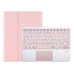Pink Bluetooth Keyboard Leather Case for Samsung Galaxy Tab S8 & S7 11" - 2