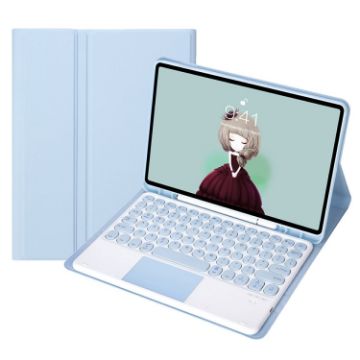 Samsung Galaxy Tab S6 Lite 10.4" Bluetooth Keyboard Case - White Ice - 1