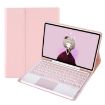 Pink Leather Case for Samsung Galaxy Tab A8 10.5 - Bluetooth Keyboard - 1