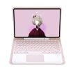Pink Bluetooth Keyboard Leather Case for Samsung Galaxy Tab S6 Lite - 3