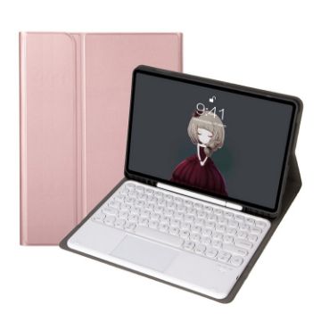 Samsung Galaxy Tab S6 Lite 10.4" Bluetooth Keyboard Leather Case - 1