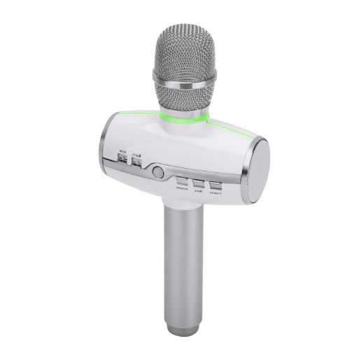 H9 Handheld KTV Karaoke Mic w/ RGB Lights - Bluetooth Wireless - High Sound Quality - 1