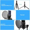 Yanmai X1 4-in-1 Foldable Desktop Microphone Set - USB-C Cable - 5