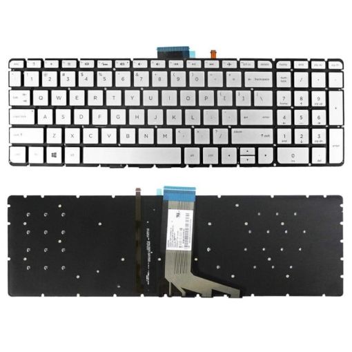 HP M6-W US Laptop Backlight Keyboard (Silver) - 1