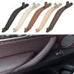 BMW X5/X6 Right Side Inside Doors Handle Pull Trim Cover, Grey White - 2