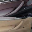BMW X5/X6 Right Side Inside Doors Handle Pull Trim Cover, Grey White - 6
