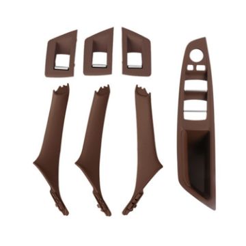 BMW F10/F18 5 Series 7pcs Car Inside Doors Handle Pull Trim Cover - 1