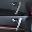 Nissan Qashqai Left-Drive Car Door Inside Handle Cover - Silver - 5