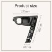 Carbon Fiber Base Left Door Handle Bracket for Nissan Qashqai - 4