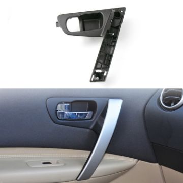 Nissan Qashqai Left-Drive Car Door Inside Handle Base Bracket - Black - 1