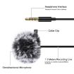 PULUZ 1.5m 3.5mm Jack Lavalier Microphone - 3