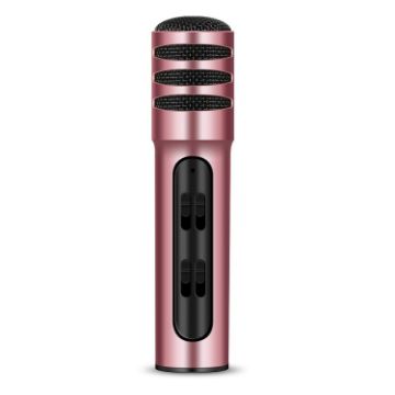 Pink BGN-C7 Condenser Microphone for Karaoke and Live Singing - 1