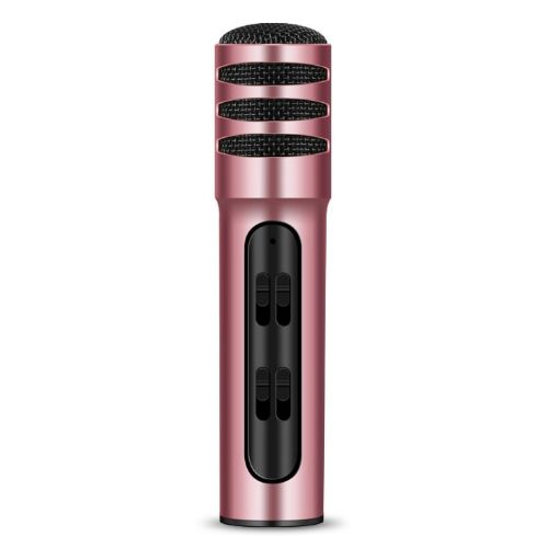 Pink BGN-C7 Condenser Microphone for Karaoke and Live Singing - 1