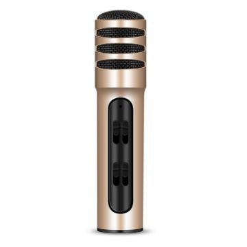 BGN-C7 Condenser Microphone Dual Mobile Phone Karaoke Live Singing Microphone - 1