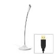 BK Desktop Gooseneck USB Microphone - White - 1