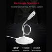 BK Desktop Gooseneck USB Microphone - White - 5