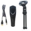 Yanmai Q3 USB 2.0 Condenser Microphone with Holder - Black - 4