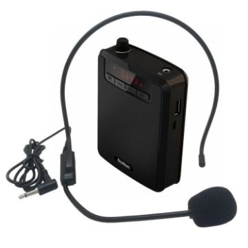 Rolton K300 Portable Voice Amplifier - FM Radio/MP3 - Black - 1