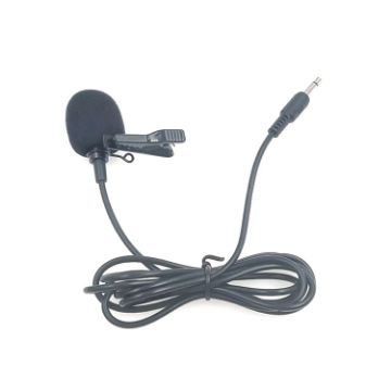 ZJ031MR Mono 2.5mm Straight Plug Tour Guide Megaphone Lavalier Wired Microphone - 1