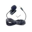 Stick-on Clip-on Lavalier 2.5mm Jack Mono Microphone for Car GPS/Bluetooth - 1